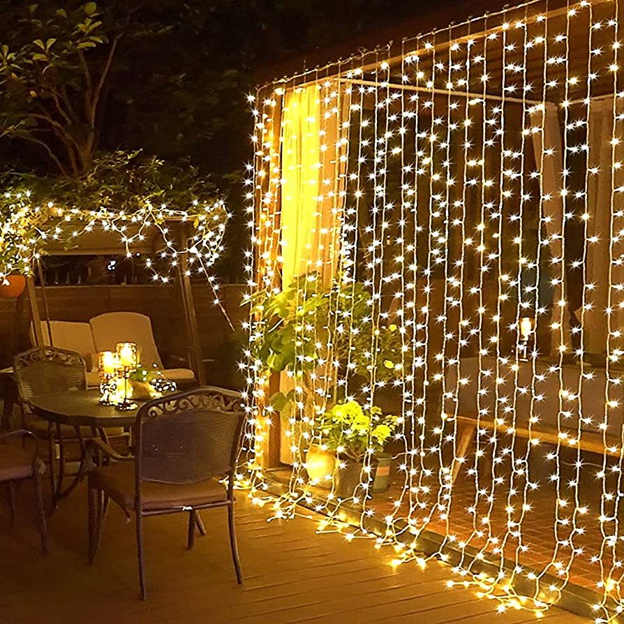  LED CURTAIN LIGHTS DECOR 