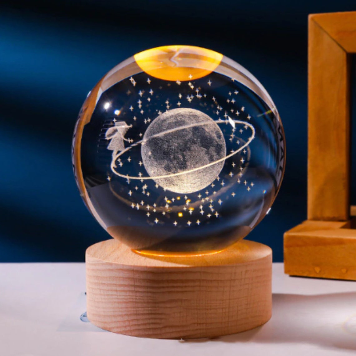 LÁMPARA ESFERA 3D: Ilumina tu espacio con estilo - LAMPARA ESFERA 3D