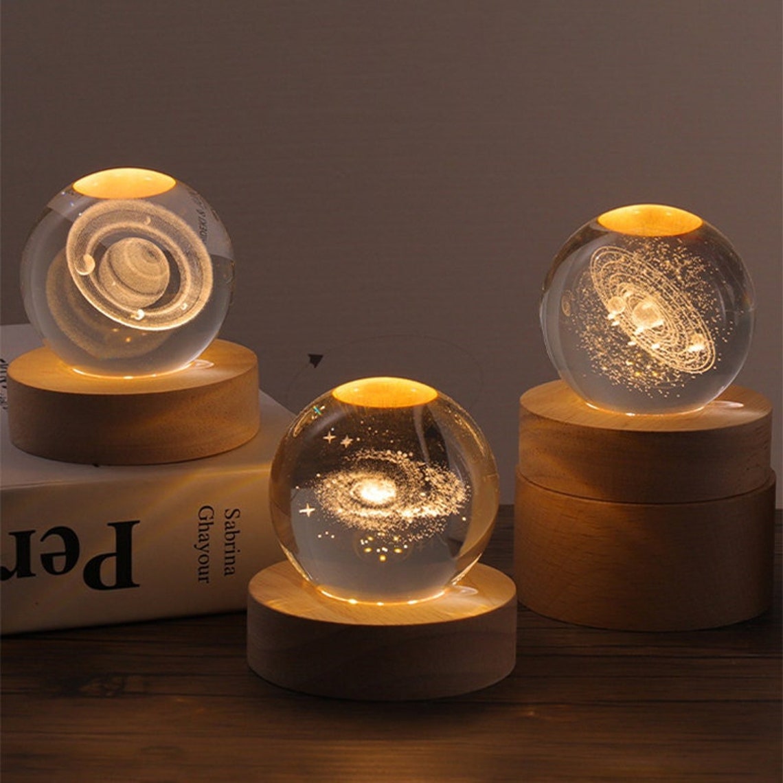LÁMPARA ESFERA 3D: Ilumina tu espacio con estilo - LAMPARA ESFERA 3D