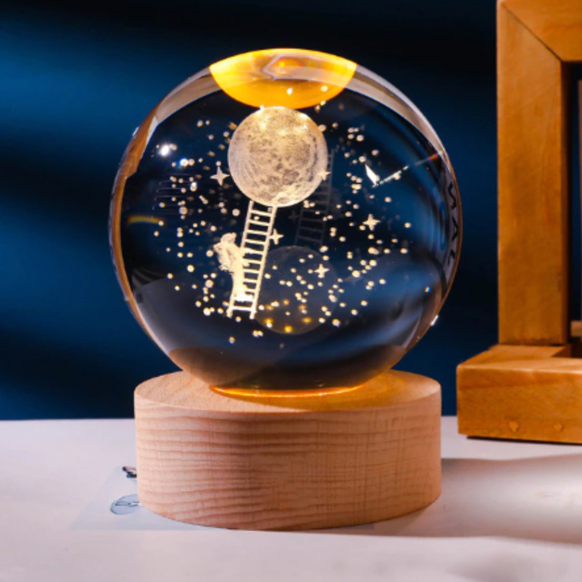 LÁMPARA ESFERA 3D: Ilumina tu espacio con estilo - LAMPARA ESFERA 3D