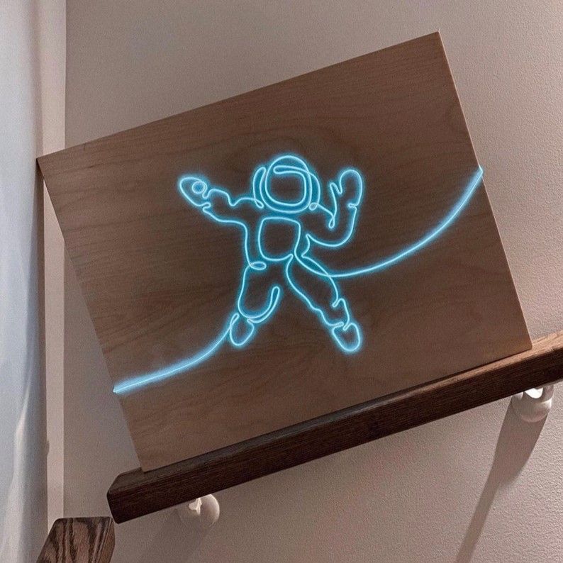  EL WIRE SIGN WALL ART 