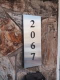  HOUSE NUMBER SIGN 