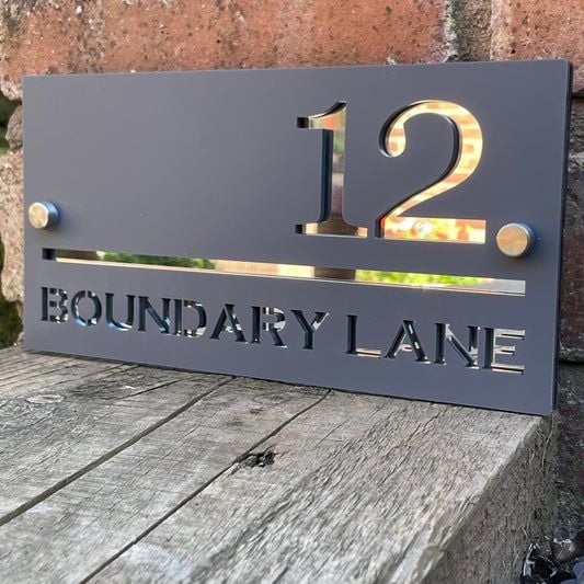 HOUSE NUMBER SIGN – X CRAFT