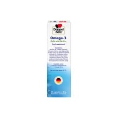 Viên dầu cá Aktiv Omega 3 Doppelherz bổ sung vitamin, tăng cường thị lực (30 viên)
