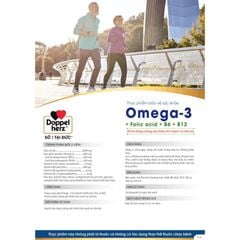 Viên dầu cá Aktiv Omega 3 Doppelherz bổ sung vitamin, tăng cường thị lực (30 viên)