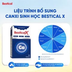 Bestical X - Canxi sinh học dạng viên cho trẻ em từ 8 tuổi và người lớn, hộp 30 viên