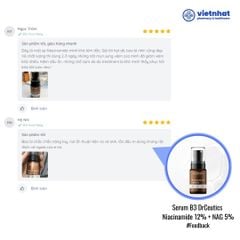Sáng Da, Mờ Thâm Nám Hiệu Quả Với Serum B3 DrCeutics Niacinamide 12% + NAG 5%, Chai 30 gram