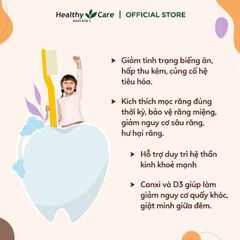 Viên uống canxi sữa Milk Calcium Healthy Care Úc 60 viên cho bé từ 4 tháng