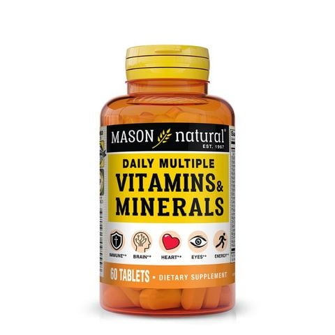 Mason Natural Daily Multiple Vitamins With Minerals - Bổ Sung Vitamin Và Khoáng Chất Cho Cơ Thể Khoẻ Mạnh