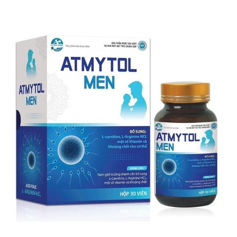 ATMYTOL MEN Chính Hãng - Hỗ Trợ Cải Thiện Chất Lượng Tinh Trùng Cho Nam Giới