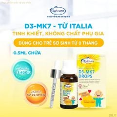 Vitamin D3K2 Avisure Drops 20ml - Bí Quyết Giúp Xương Chắc Khoẻ Cho Trẻ Từ 0 Tháng Tuổi