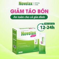 Novolax Forte - Bổ Sung Chất Xơ An Toàn Cho Cả Gia Đình, Hộp 20 Gói