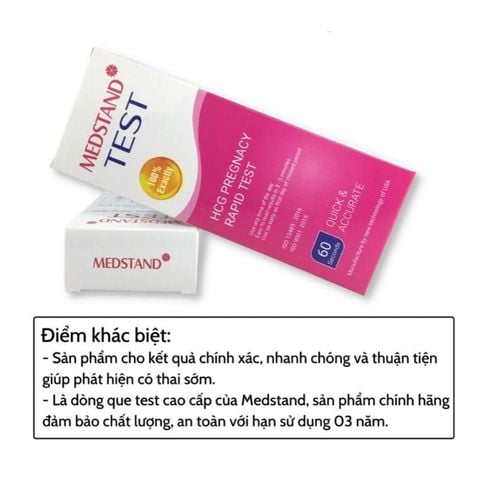 Que Thử Thai Medstand Test - Giải Pháp Phát Hiện Sớm Thai Kỳ Nhanh Chóng, Chính Xác