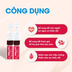 Sắt Femalto Dạng Ống - Bổ Sung Sắt Hữu Cơ Cho Trẻ Từ 0 Tháng Tuổi
