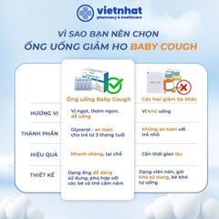 Baby Cough - Siro Ho Cho Trẻ Từ 3 Tháng Tuổi (Hộp 20 ống x 5ml)