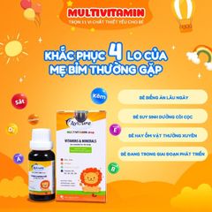 Avisure Multivitamin Drop - Giải pháp Giúp Bé Ăn Ngon, Tăng Cường Đề Kháng Từ 6 Tháng Tuổi