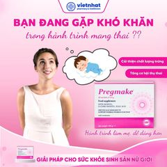 Pregmake Chính Hãng - Giải Pháp Hỗ Trợ Tăng Khả Năng Thụ Thai Tự Nhiên Cho Nữ Giới