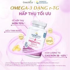 DHA Cho Bà Bầu Nordic Naturals Prenatal DHA - Lựa Chọn Hàng Đầu Cho Sự Phát Triển Của Thai Nhi