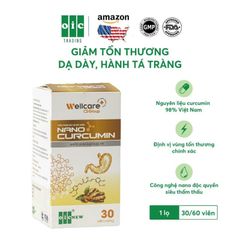 Nano Curcumin OIC NEW – Viên Uống Bảo Vệ Dạ Dày, Giảm Triệu Chứng Trào Ngược Hiệu Quả, Hộp 30 Viên