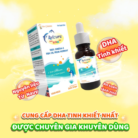 Avisure DHA Smart Kid - Hỗ Trợ Phát Triển Trí Não Và Thị Lực Cho Trẻ Từ 0 Tháng Tuổi
