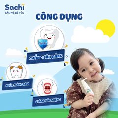 Xịt chống sâu răng Sachi 1+ - Bí quyết cho răng chắc khỏe, an toàn cho bé từ 1 tuổi