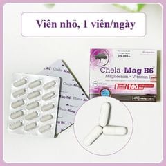Chela Mag B6 - Giải Pháp Giảm Mệt Mỏi Và Hỗ Trợ Hệ Thần Kinh, Nhập Khẩu Chính Hãng Châu Âu, Hộp 30 Viên