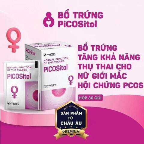 Bổ Trứng PiCOSitol Chính Hãng - Giải Pháp Tốt Nhất Cho Phụ Nữ Mắc Buồng Trứng Đa Nang (PCOS)