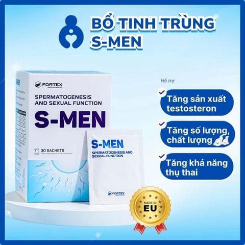 Bổ Tinh Trùng S Men Chính Hãng - Giải Pháp Cải Thiện Chất Lượng Tinh Trùng Tốt Nhất Cho Nam Giới