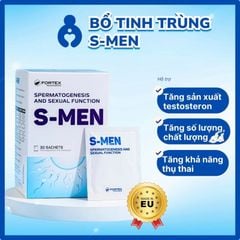 Bổ Tinh Trùng S Men Chính Hãng - Giải Pháp Cải Thiện Chất Lượng Tinh Trùng Tốt Nhất Cho Nam Giới