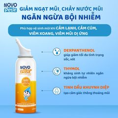 Xịt mũi Novopetie 1.9% - Giảm sổ mũi, ngạt mũi, an toàn cho trẻ từ 3 tháng tuổi