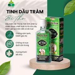 Tinh dầu tràm Bé Thơ - Bảo vệ bé yêu khỏi cảm lạnh, sổ mũi với tinh dầu tràm tự nhiên, chai 50ml