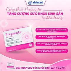 Pregmake Chính Hãng - Giải Pháp Hỗ Trợ Tăng Khả Năng Thụ Thai Tự Nhiên Cho Nữ Giới