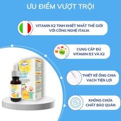 Vitamin D3K2 Avisure Drops 20ml - Bí Quyết Giúp Xương Chắc Khoẻ Cho Trẻ Từ 0 Tháng Tuổi