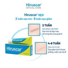Hiruscar Gel - Giải pháp hiệu quả cho sẹo lõm, sẹo lồi và sẹo thâm (Tuýp 5g)
