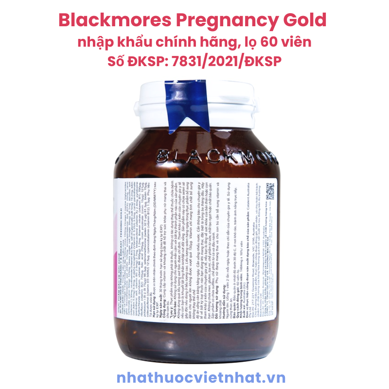 Vitamin Bầu Blackmores Pregnancy Chính Hãng Từ Úc, Bổ Sung Dưỡng Chất Cho Mẹ Khỏe Bé Thông Minh