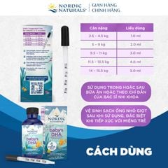 Nordic Naturals Baby's DHA Chính Hãng - Bổ Sung DHA, Hỗ Trợ Phát Triển Não Bộ Cho Trẻ Từ 0 Tháng Tuổi