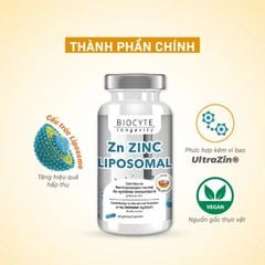 Viên Uống Bổ Sung Kẽm Zn Zinc Liposomal, Hỗ Trợ Giảm Mụn Hiệu Quả