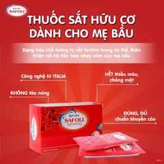 Avisure Safoli - Bổ Sung Sắt Hữu Cơ Và Acid Folic Cho Bà Bầu
