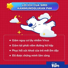 Siro KAN - Bí Quyết Tăng Sức Đề Kháng, Giảm Ốm Vặt Cho Trẻ, Chai 120ml