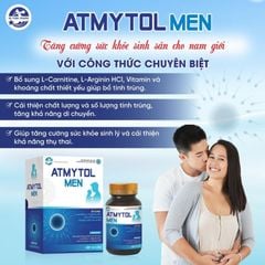 ATMYTOL MEN Chính Hãng - Hỗ Trợ Cải Thiện Chất Lượng Tinh Trùng Cho Nam Giới