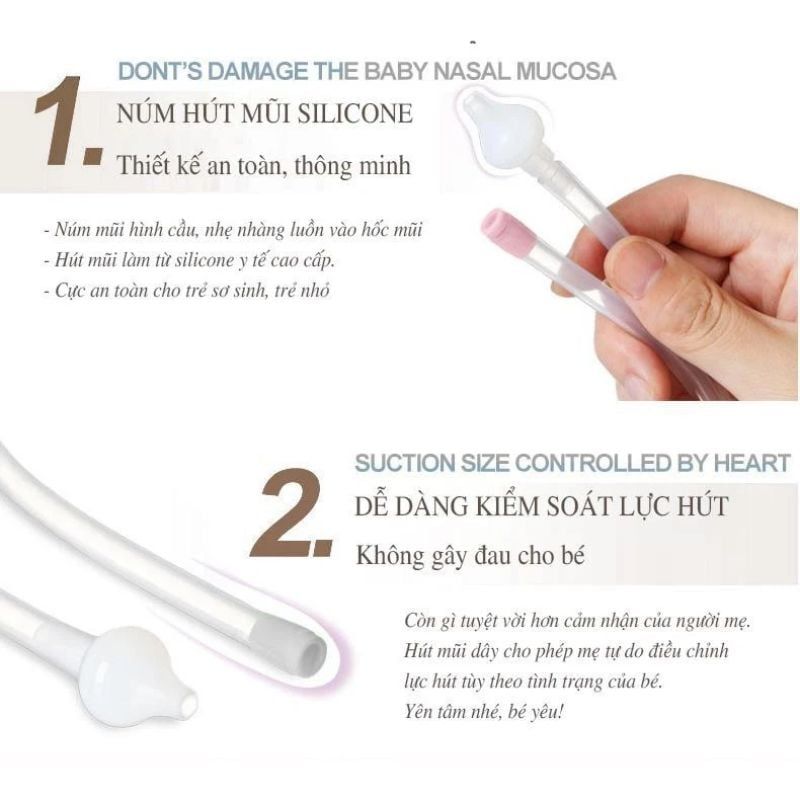 Dụng Cụ Hút Mũi Hanomed (con voi) - Giải Pháp Làm sạch Mũi Cho Trẻ Sơ Sinh