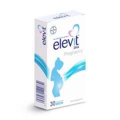 Elevit DHA Pregnancy - Vitamin tổng hợp cho bà bầu của Pháp, nhập khẩu chính hãng, hộp 30 viên