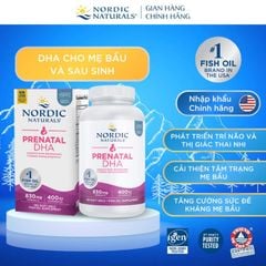 DHA Cho Bà Bầu Nordic Naturals Prenatal DHA - Lựa Chọn Hàng Đầu Cho Sự Phát Triển Của Thai Nhi