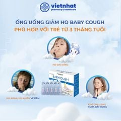 Baby Cough - Siro Ho Cho Trẻ Từ 3 Tháng Tuổi (Hộp 20 ống x 5ml)