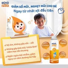 Xịt mũi Novopetie 1.9% - Giảm sổ mũi, ngạt mũi, an toàn cho trẻ từ 3 tháng tuổi