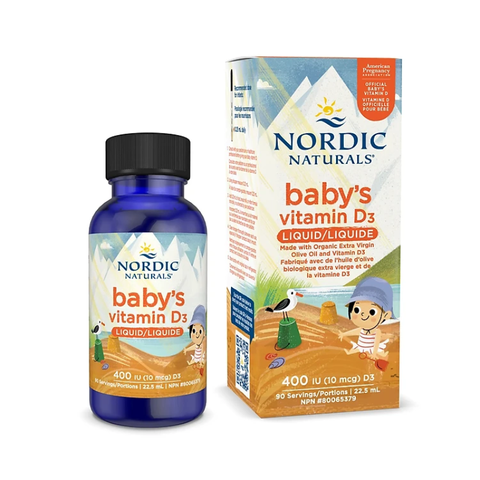 D3 Nordic Naturals Chính Hãng, Bổ Sung Vitamin D3 Cho Trẻ Sơ Sinh Giúp xương Chắc Khỏe