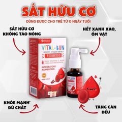 Sắt Vital-Bun Ferokids Chính Hãng Italia - Giải Pháp Tối Ưu Phòng Ngừa Thiếu Máu Do Thiếu Sắt Cho Trẻ Từ 0 Tháng Tuổi
