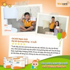 Bột nhuận tràng WellPEG 3350 giúp giảm táo bón an toàn và hiệu quả cho trẻ em và người lớn (Hộp 30 gói)