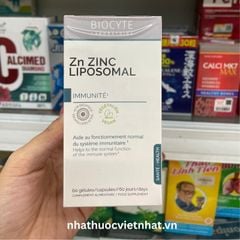 Viên Uống Bổ Sung Kẽm Zn Zinc Liposomal, Hỗ Trợ Giảm Mụn Hiệu Quả