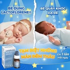 Men vi sinh Lactoflorene mini gocce,chứa lợi khuẩn sống BB-12, cải thiện bất dung nạp lactose, khóc dạ đề và tiêu chảy ở trẻ sơ sinh